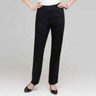 Straight Leg Pant., Black, small