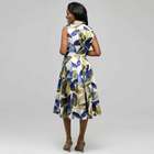 Floral Shirt Dress., Ivory Multi, small