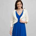 Ruffle Cardigan, Ivory, small