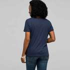 Scoop Neck Tee with Applique, Swiss Navy, small