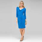 Cowl Drape Sarong Dress, Pool, small