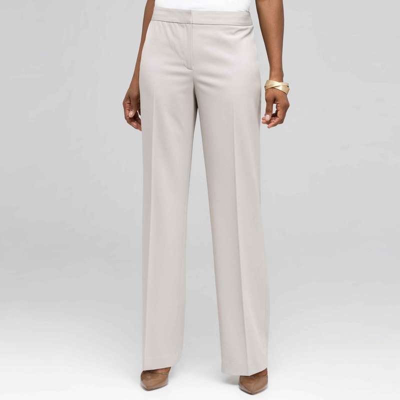 Flat Front Pant, Cement, large