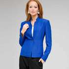One Button Jacket, Cobalt, small