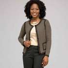 Dot Pattern Cardigan, Laurel/ Chino, small