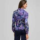 Paisley Notch Collar Button Down Shirt, Blue Fox Multi, small