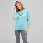 Cowl Neck Sweater, Light Seabreeze, small