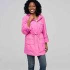 Roll Sleeve Anorak Jacket, raspberry pink, small