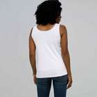 Lace Trim Tank, White, small