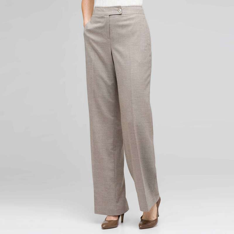 Flat Front Classic Pant, Stone Multi, large