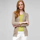 Open Front Cardigan, Stone, small
