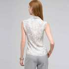 Blouse with Tie Neck, Slate Multi, small