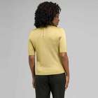 Elbow Sleeve Ribbed Sweater, Fennel, small