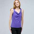Drape Neck Tank with Buckles., Spring Violet, small