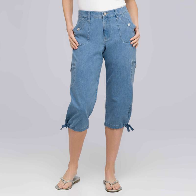 Classic Capri with Button Detail, Classic, large