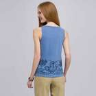 Tank With Applique and Sequins, Blue Stone Combo, small