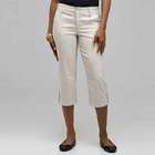 5 Pocket Cuffed Capri, Buttermilk, small