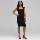 Boardroom Sheath Dress, Black, small