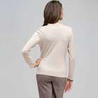Long Sleeve Ruffle Front Trim Cardigan, Fawn Heather, small